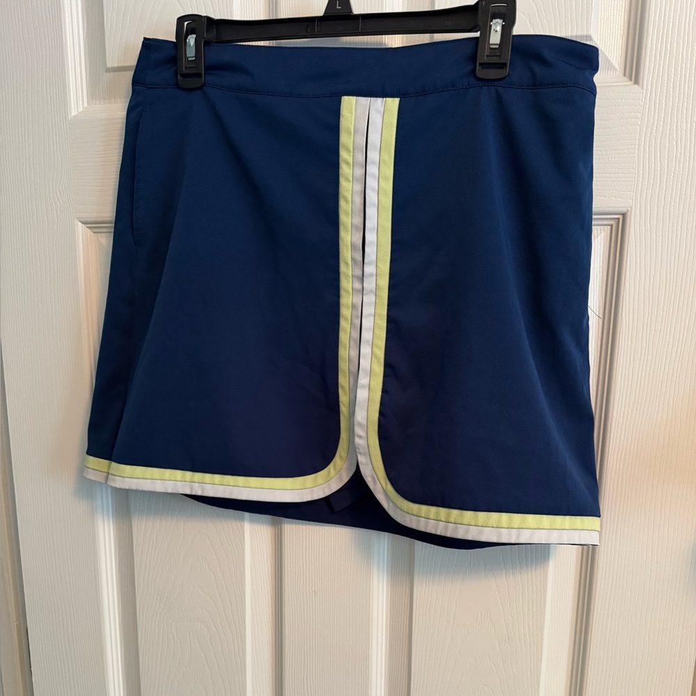 Lady Hagen Dark Blue Skirt with Light Accents